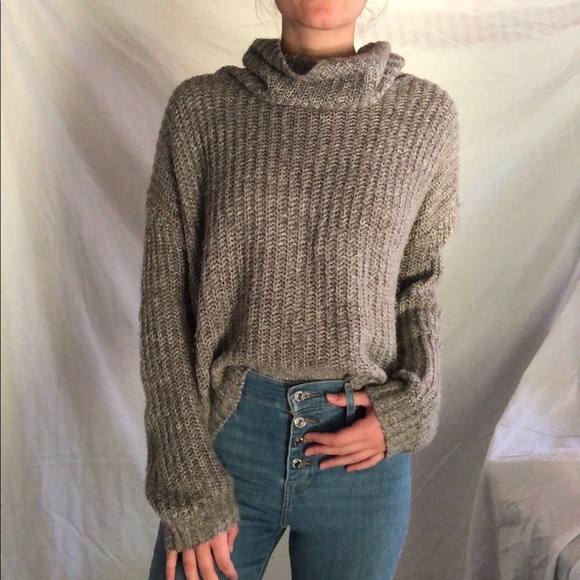 Bethany Mota Sweaters - Grey turtleneck sweater